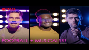 Travis Kelce, JuJu Smith-Schuster + Justin Tucker Tackle Football + Musicals | The Prom | Netflix