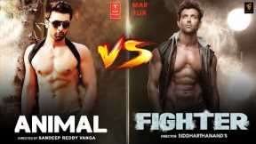Fighter Movie VS Animal Movie | Hrithik Roshan VS Ranbir KApoor, Fighter Trailer, Animal Trailer