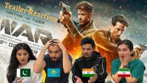 WAR Trailer Reaction | Hrithik Roshan | Tiger Shroff | Vaani Kapoor | Foreigners React