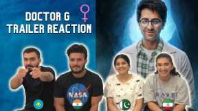 DOCTOR G Trailer Reaction | Ayushmann Khuranna | Rakul Preet Singh | Shefali S | Foreigners React