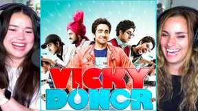 VICKY DONOR Trailer Reaction w/ Kristen & Achara! | Ayushmann Khurrana | Yami Gautam
