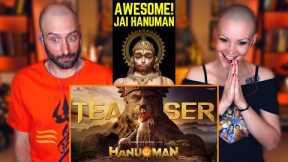 💥🔥 HanuMan Official Teaser REACTION by foreigners | Prasanth Varma Cinematic Universe