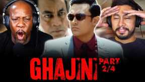 GHAJINI Movie Reaction Part 2/4! | Aamir Khan | Asin Thottumkal | Jiah Khan | A.R. Murugadoss