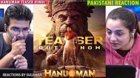 Pakistani Couple Reacts To HANUMAN Hindi Teaser | Prasanth Varma Cinematic Universe | Teja Sajja