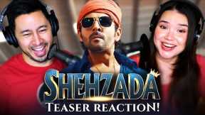 SHEHZADA (First Look) REACTION! | Kartik Aaryan | Kriti Sanon | Rohit Dhawan | Bhushan Kumar