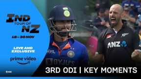 IND tour of NZ 2022 3rd ODI: Key moments of the day