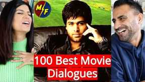 Top 100 Iconic Bollywood Movie Dialogues of All Time | Best Movie Lines REACTION!!