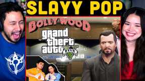 SLAYY POP | If Bollywood Actors Played GTA 5 REACTION! | Tiger Shroff | Shahid Kapoor | Ajay Devgn
