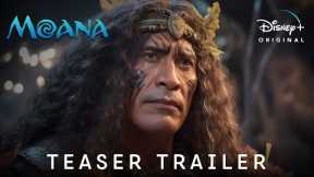 Moana Live Action - Teaser Trailer (2024) Auliʻi Cravalho, Dwayne Johnson | Disney+