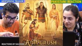 Pakistani Couple Re React To Adipurush Trailer Hindi | Prabhas | Saif Ali Khan | Kriti Sanon