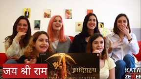 Girls Reaction on Adipurush Trailer ! KATAI ZEHER REACTION #parbhas