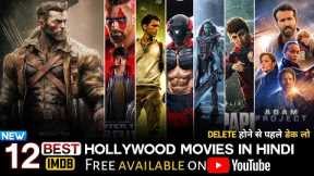 Top 12 Best Action Adventure Movies On Youtube| New Hollywood Movies on YouTube in Hindi