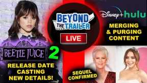 Beetlejuice 2 2024 Jenna Ortega, Freaky Friday Sequel, Disney Plus Hulu Merge Removing Content