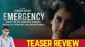 Emergency movie teaser review | KRK | #krkreview #latestreviews #kanganaranaut #emergency #bollywood