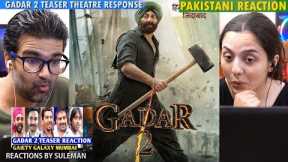 Pakistani Couple Reacts To Gadar 2 Teaser Theatre Response & Public Review | Sunny Deol | Ameesha P
