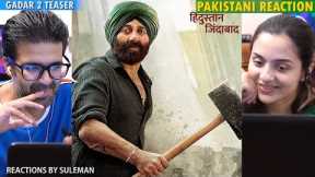 Pakistani Couple Reacts To Gadar 2 Official Teaser | Sunny Deol | Ameesha Patel | Anil Sharma