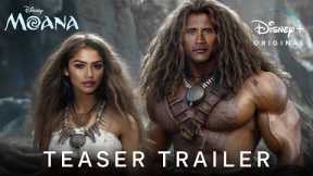 Moana Live Action - Teaser Trailer (2024) Zendaya, Dwayne Johnson | Disney+