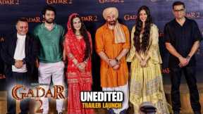 UNEDITED - Gadar 2 Trailer Launch | Sunny Deol, Ameesha Patel, Utkarsh Sharma, Anil Sharma