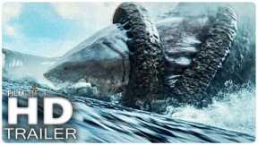 MEG 2: The Trench Megalodon vs. Giant Kraken Trailer (2023)