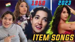 Item Songs for the first time! Latinos react to 'Evolution Of Bollywood Item Songs' (1950-2023)