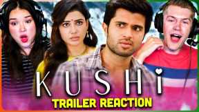 KUSHI Trailer Reaction! | Vijay Deverakonda | Samantha | Shiva Nirvana | Hesham Abdul Wahab