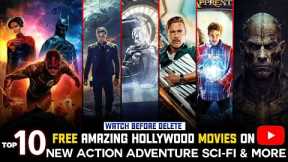 Top 10 Best Action & Adventure Hollywood Movies On Youtube | best hollywood movies | best movies