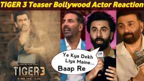 Tiger 3 Official Teaser Reaction By Bollywood Actor's | Salman Khan, Katrina Kaif, Maneesh Sharma...