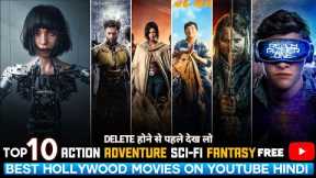 Top 10 Best Hollywood Movies on YouTube in Hindi | 2023 Hollywood Movies