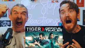 TIGER 3 - Trailer REACTION!!! | Salman Khan | Katrina Kaif | Emraan Hashmi | YRF Spy Universe