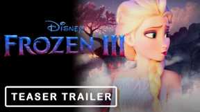Frozen 3 (2024) - Teaser Trailer Disney Animation | Idina Menzel, Kristen Bell Movie [HD]