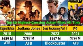 List Of Highest Grossing Action Films All Time | Top 50 highest grossing action films all time | F9