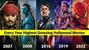 Every Year Hollywood Highest Grossing Movies List From 2000 To 2024